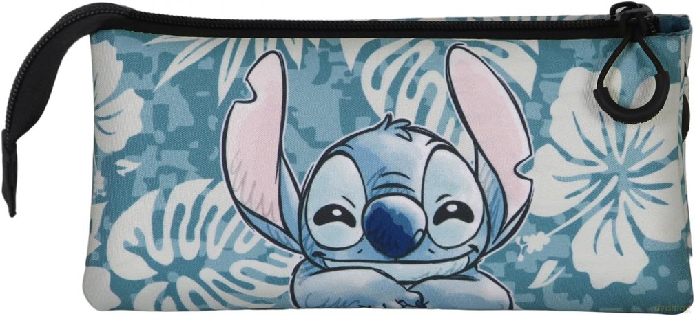 Piórnik potrójny LILO i STITCH FAN. Wymiary: 23cm X 11cm X 8cm