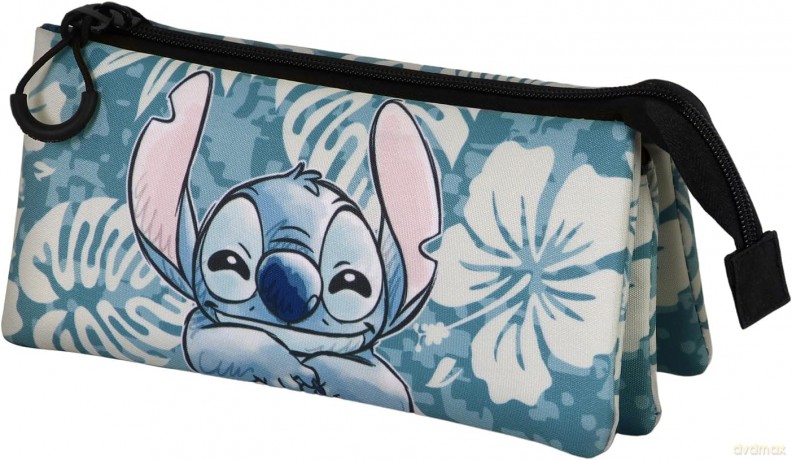 Piórnik potrójny LILO i STITCH FAN. Wymiary: 23cm X 11cm X 8cm