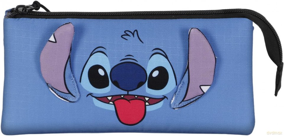 Piórnik potrójny LILO i STITCH. Wymiary: 23cm X 11cm X 8cm
