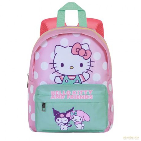 Plecak przedszkolny HELLO KITTY. Wymiary: 22cm X 27cm X 10cm.