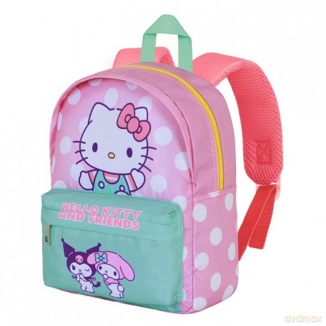 Plecak przedszkolny HELLO KITTY. Wymiary: 22cm X 27cm X 10cm.