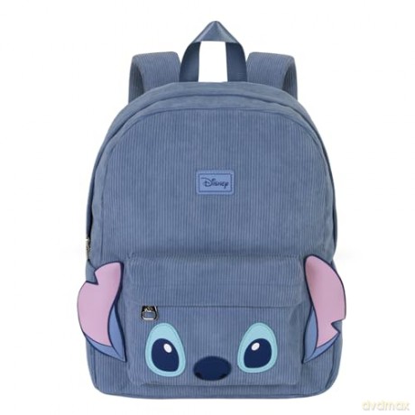 Plecak sztruksowy LILO i STITCH. Wymiary: 28cm X 36cm X 14cm