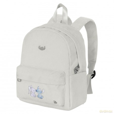 Plecak sztruksowy LILO i STITCH. Wymiary: 28cm X 36cm X 14cm.