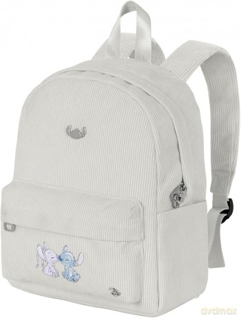 Plecak sztruksowy LILO i STITCH. Wymiary: 28cm X 36cm X 14cm.