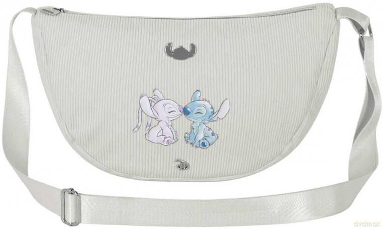 Torebka na ramię rogal LILO i STITCH. Wymiary: 34cm X 20cm X 10cm