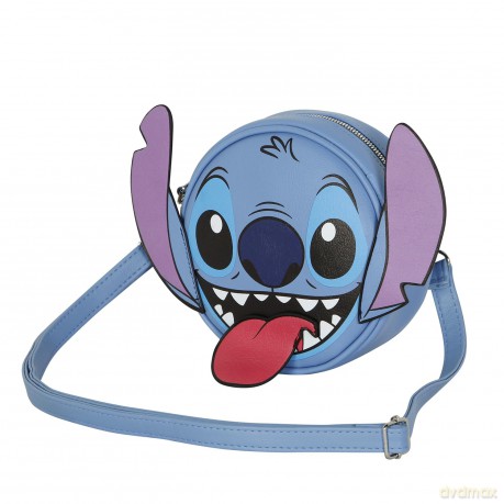 Torebka okrągła Lilo i Stitch Tongue, wymiary: 18.5cm X 18.5cm X 7cm