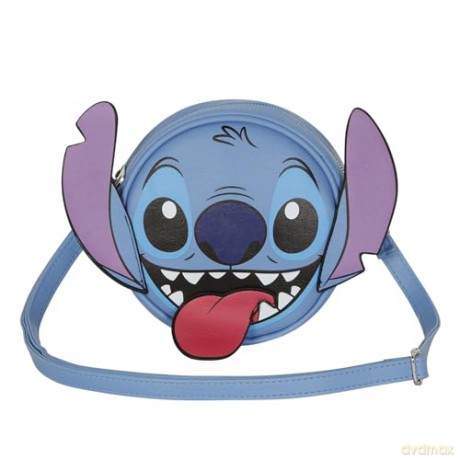 Torebka okrągła Lilo i Stitch Tongue, wymiary: 18.5cm X 18.5cm X 7cm