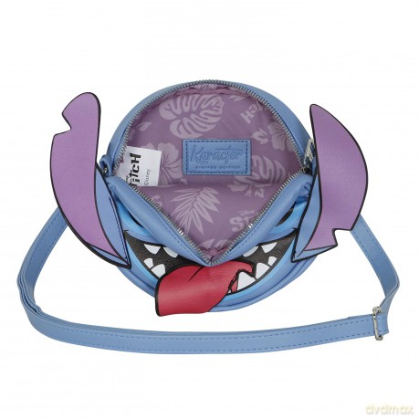 Torebka okrągła Lilo i Stitch Tongue, wymiary: 18.5cm X 18.5cm X 7cm