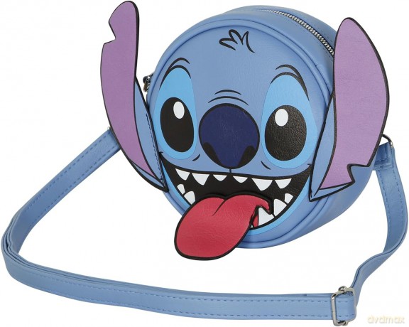 Torebka okrągła Lilo i Stitch Tongue, wymiary: 18.5cm X 18.5cm X 7cm