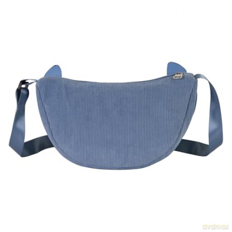 Torebka sztruksowa rogal LILO i STITCH, wymiary: 34cm X 20cm X 10cm