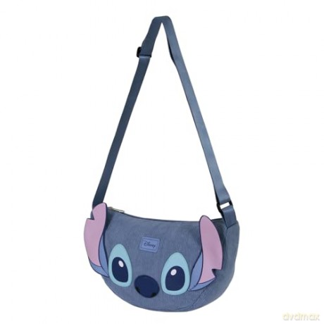 Torebka sztruksowa rogal LILO i STITCH, wymiary: 34cm X 20cm X 10cm