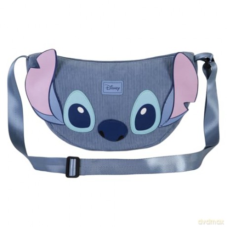 Torebka sztruksowa rogal LILO i STITCH, wymiary: 34cm X 20cm X 10cm