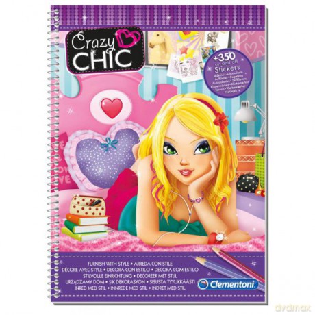 Clementoni Crazy Chic Szkicownik [KSIĄŻKA]