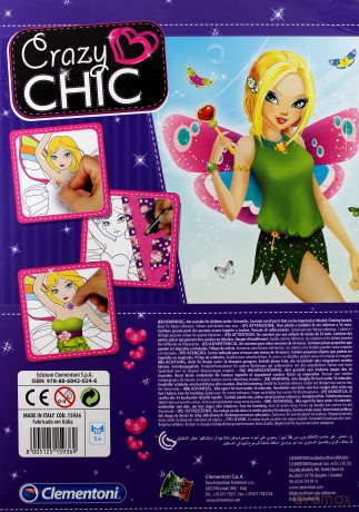CLEMENTONI Crazy Chic Szkicownik Świat [KSIĄŻKA]