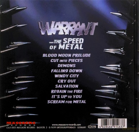 Warrant: The Speed Of Metal (mediabook) [CD]