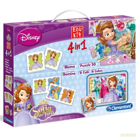 Clementoni Edukit 4w1 Jej Wysokość Zosia Disney [PUZZLE]