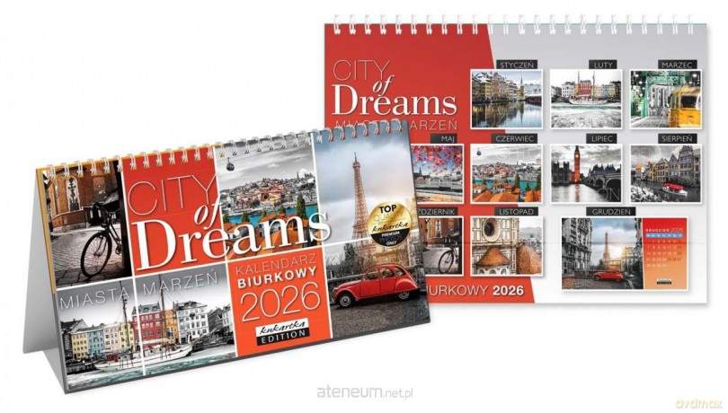 Kalendarz 2026 biurkowy City of Dreams [KALENDARZ]