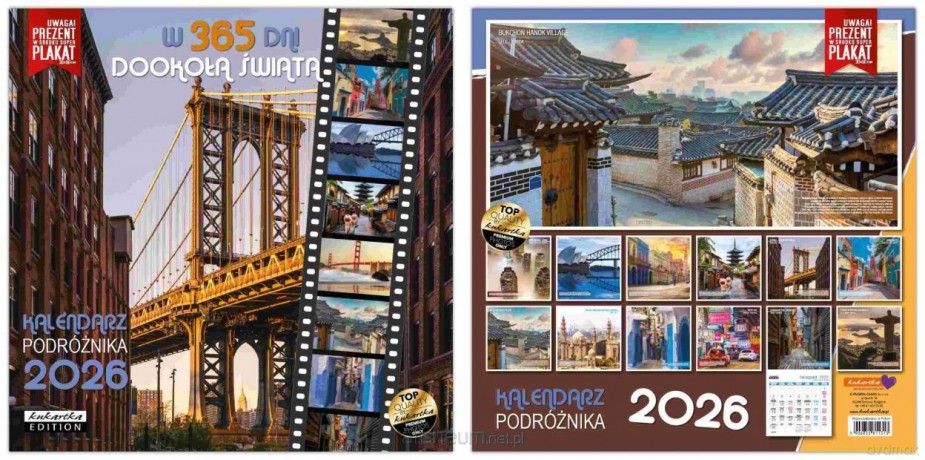 Kalendarz 2026 ścienny Classic 365 dni dookoła... [KALENDARZ]