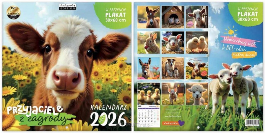 Kalendarz 2026 ścienny Classic Przyjaciele z... [KALENDARZ]