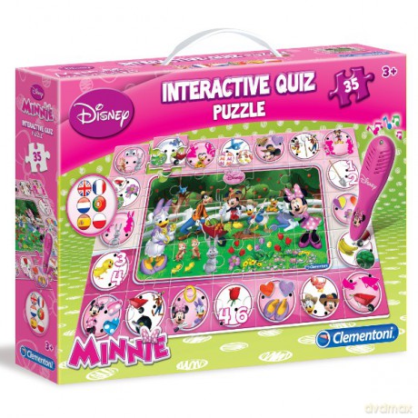 Clementoni Gra Quiz Interaktywny Minnie (Myszka Mini) Disney [GRA]