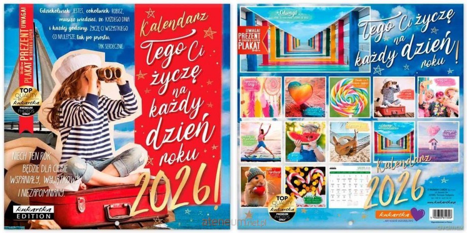 Kalendarz 2026 ścienny Classic Tego Ci życzę [KALENDARZ]