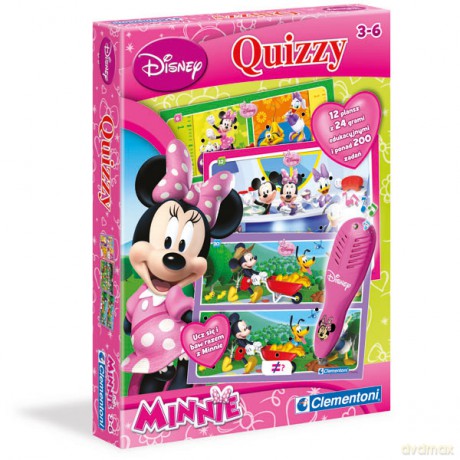 CLEMENTONI Gra Quizzy Minnie (Myszka Mini) Disney [GRA]