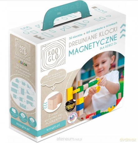 Klocki drewniane Basic Colour 50szt [KLOCKI]