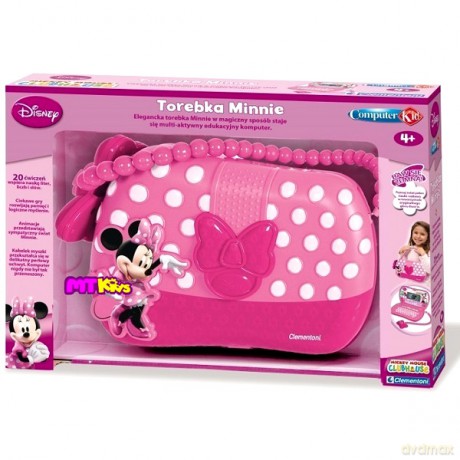 Clementoni Komputer Kid Torebka Minnie (Myszka Mini) Disney [ZABAWKA]
