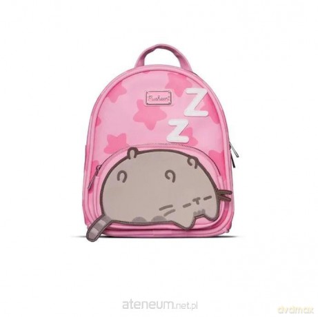 Pusheen plecak mały skórzany z aplikacją