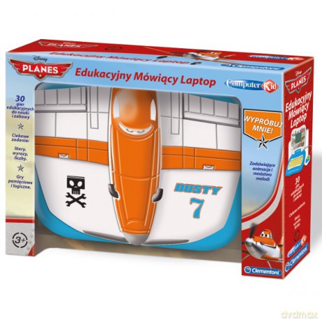 Clementoni Laptop Edukacyjny Planes (Samoloty) Disney [ZABAWKA]