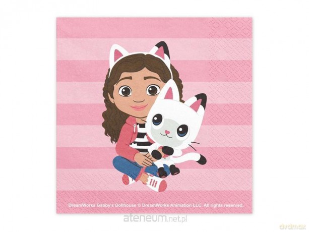 Serwetki Koci Domek Gabi 33x33cm 20szt