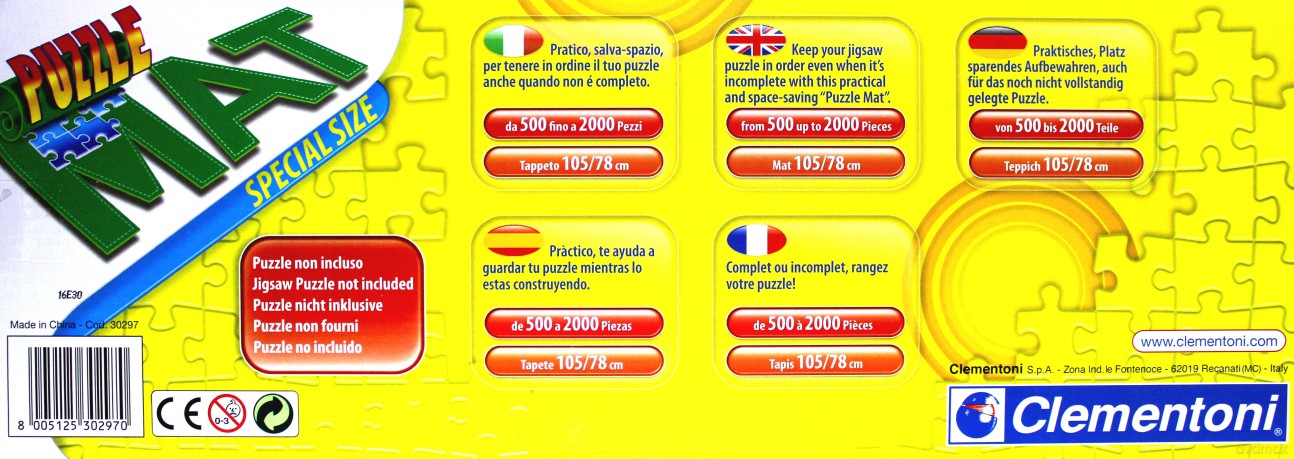 CLEMENTONI Mata Do Puzzli 500-2000 el. [PUZZLE]