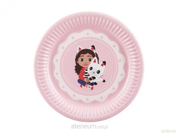 Talerzyki Koci Domek Gabi 18cm 6szt