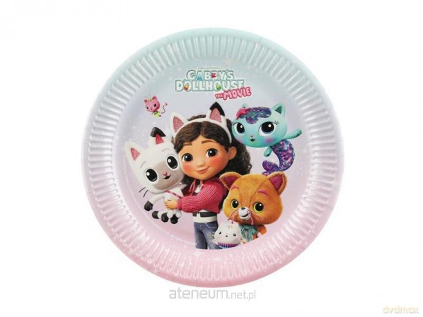 Talerzyki Koci Domek Gabi 23cm 6szt