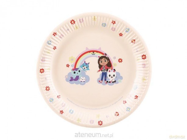 Talerzyki Koci Domek Gabi 23cm 6szt