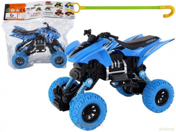 Terenówka pchacz quad XC niebieski