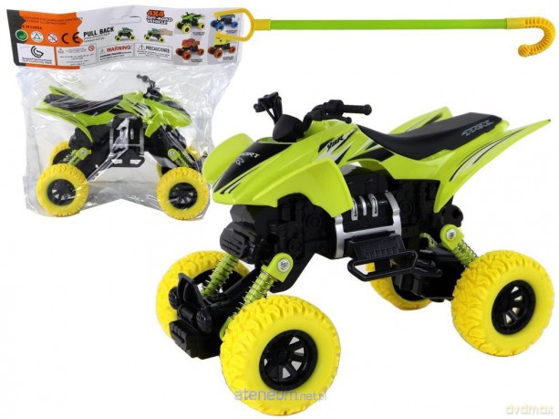 Terenówka pchacz quad XC żółty