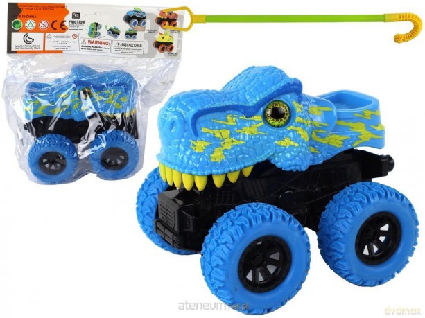 Terenówka pchacz Tyranozaur niebieski