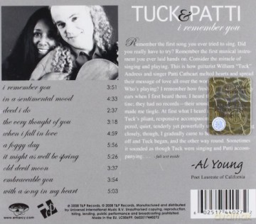 Tuck&Patti: I Remember You [CD]