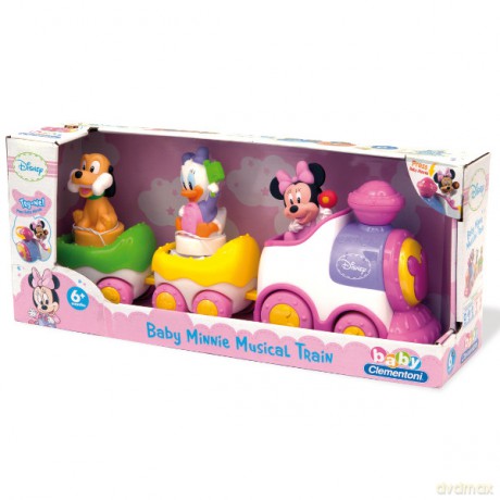 Clementoni Minnie (Myszka Mini) Disney Muzyczny Pociąg [ZABAWKA]