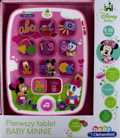 Clementoni Minnie (Myszka Mini) Disney Tablet [ZABAWKA]
