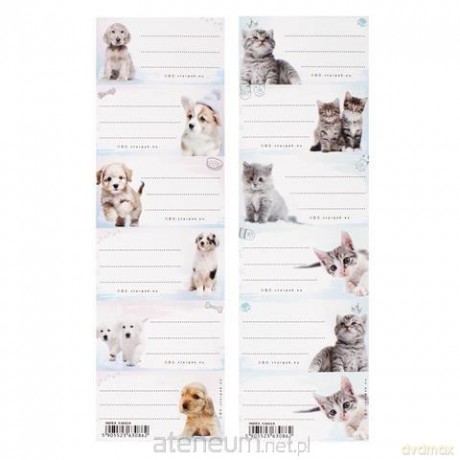Naklejki na zeszyt Cuties (25szt)