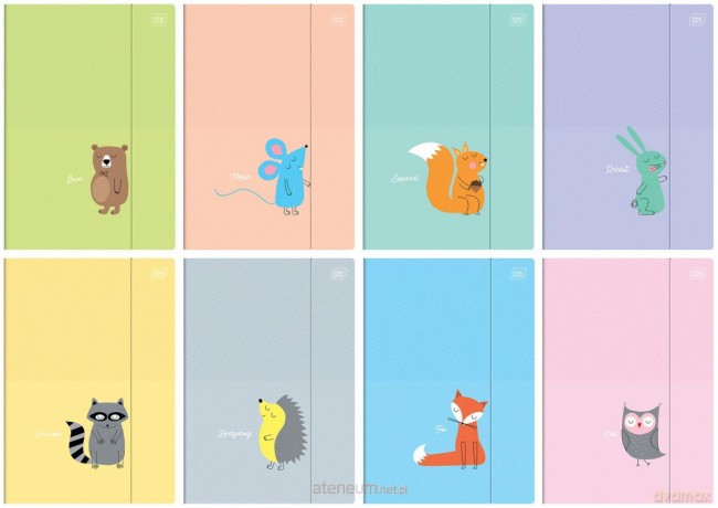 Teczka z gumką A4+ BB Kids Pastel (10szt)