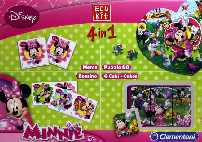CLEMENTONI Nowy Edukit 4w1 Minnie (Myszka Mini) Disney [GRA]