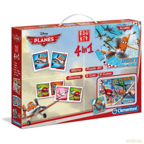 Clementoni Nowy Edukit 4w1 Planes (Samoloty) Disney [GRA]