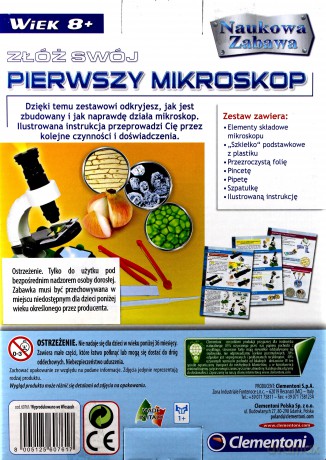 CLEMENTONI Pierwszy Mikroskop