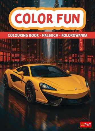 Auta. Kolorowanka. Malbuch. Colouring book [KSIĄŻKA]
