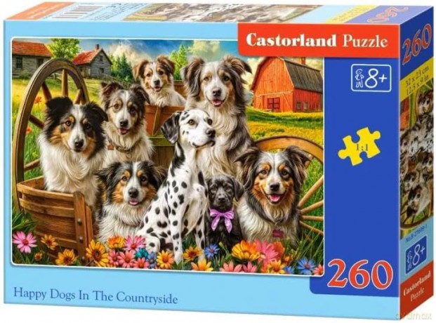 CASTORLAND 260 el. Happy Dogs In The Countryside B-27699-1 [PUZZLE]