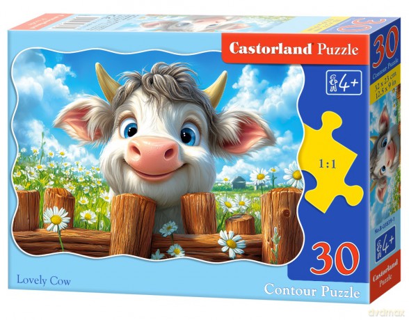 CASTORLAND 30 el. Lovely Cow B-03839-1 [PUZZLE]