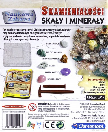 CLEMENTONI Skamieniałości Skały Minerały